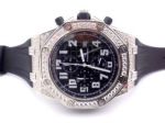 Replica Audemars Piguet Royal Oak Offshore Diamond Watch - Black Dial Rubber Strap_th.jpg